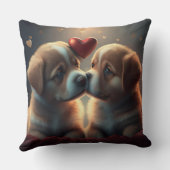 かわいい子犬の愛 クッション (裏面)