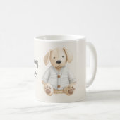 かわいい子犬の愛 コーヒーマグカップ (正面右)