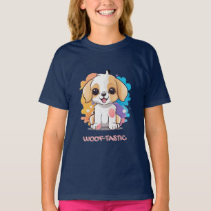かわいい子犬の斑点(カラフル多い) Tシャツ