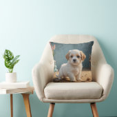 かわいい子犬の枕クッション クッション (椅子)
