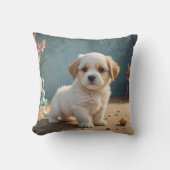 かわいい子犬の枕クッション クッション (正面)