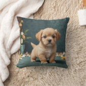 かわいい子犬の枕クッション クッション (ブランケット)