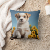 かわいい子犬の枕クッション クッション (ブランケット)