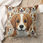 かわいい子犬の枕クッション クッション (ブランケット)