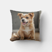 かわいい子犬の枕クッション クッション (正面)