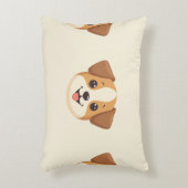 かわいい子犬の枕 アクセントクッション (正面(垂直))