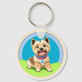 🐶 かわいい子犬の毎日使えるグッズ 🐶 キーホルダー (裏面)