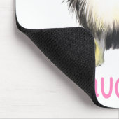 かわいい子犬の水彩 – 長毛のチワワ マウスパッド (コーナー)