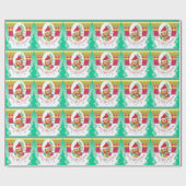 かわいい子犬の泣き声 ラッピングペーパー (フラット)