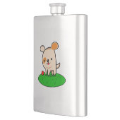 かわいい子犬の漫画 フラスク (左)