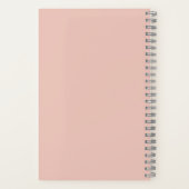 かわいい子犬の牧草地新学期ノート ノートブック (裏面)