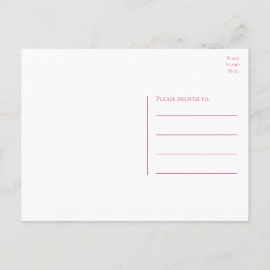 『かわいい子犬の考えるおめでとうチワワ』 ポストカード (裏面)