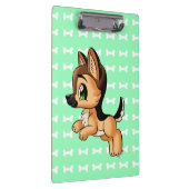 かわいい子犬の耐久のクリップボード|の手紙 + 大きさで分類されるA4 クリップボード (右)