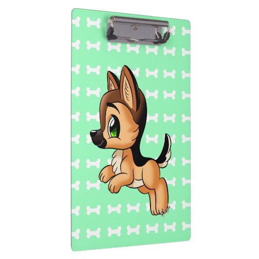 かわいい子犬の耐久のクリップボード|の手紙 + 大きさで分類されるA4 クリップボード (右)