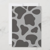 かわいい子犬の肉球ライフパーティー 招待状 (裏面)