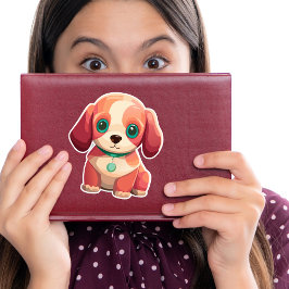 かわいい子犬の装飾シール シール