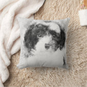 かわいい子犬の装飾用クッション クッション (ブランケット)