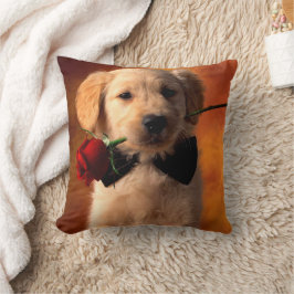 かわいい子犬の装飾用クッション クッション