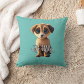 かわいい子犬の装飾用クッション クッション (ブランケット)