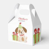 かわいい子犬の誕生日 フェイバーボックス (裏面サイド)