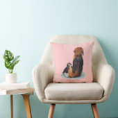 かわいい子犬の赤ちゃん母犬 クッション (椅子)