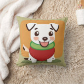 かわいい子犬の部屋の装飾 クッション (ブランケット)