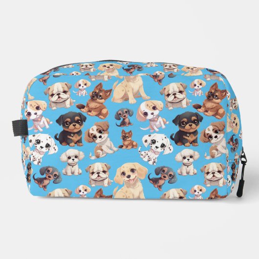 かわいい子犬の青 ドップキット (正面)