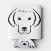 かわいい子犬の顔サンダー_コーブ 缶クーラー (裏面)