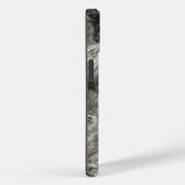 かわいい子犬の黒と白いポートレート写真 Case-Mate iPhoneケース (裏面 / 右)