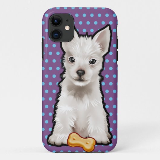 かわいい子犬のiPhone SE + iPhone 5/5Sの場合 Case-Mate iPhoneケース (裏面)