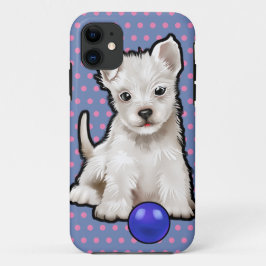 かわいい子犬のiPhone SE + iPhone 5/5Sの場合 iPhone 11 ケース