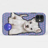 かわいい子犬のiPhone SE + iPhone 5/5Sの場合 Case-Mate iPhoneケース (裏面(横))