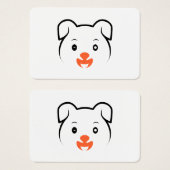 かわいい子犬ウインク (正面&裏面)