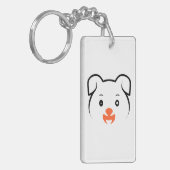 かわいい子犬ウインク キーホルダー (正面左)