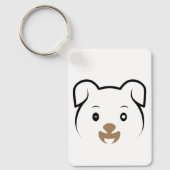 かわいい子犬ウインク キーホルダー (正面)