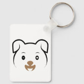 かわいい子犬ウインク キーホルダー (裏面)