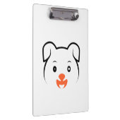 かわいい子犬ウインク クリップボード (右)