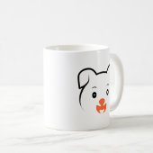 かわいい子犬ウインク コーヒーマグカップ (正面右)