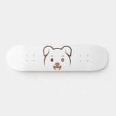 かわいい子犬ウインク スケートボード (横)
