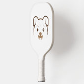 かわいい子犬ウインク ピックルボールラケット (左)