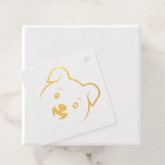 かわいい子犬ウインク フェイバータグ (箱)