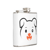かわいい子犬ウインク フラスク (右)