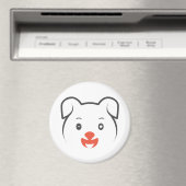 かわいい子犬ウインク マグネット (インサイチュ (食洗機))