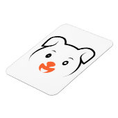 かわいい子犬ウインク マグネット (左側)