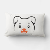 かわいい子犬ウインク ランバークッション (正面)