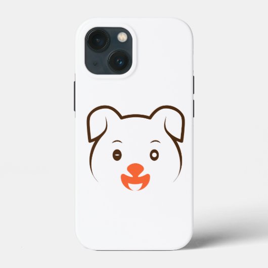 かわいい子犬ウインク Case-Mate iPhoneケース (裏面)