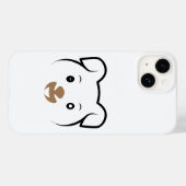 かわいい子犬ウインク Case-Mate iPhoneケース (裏面 (横))