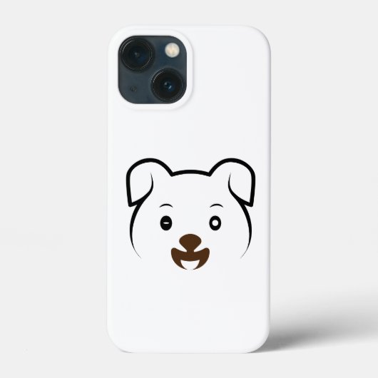 かわいい子犬ウインク Case-Mate iPhoneケース (裏面)