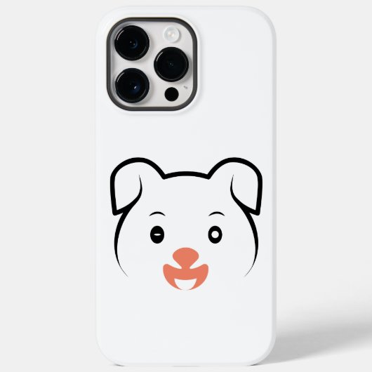 かわいい子犬ウインク Case-Mate iPhoneケース (裏面)