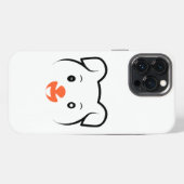 かわいい子犬ウインク iPhoneケース (裏面横)